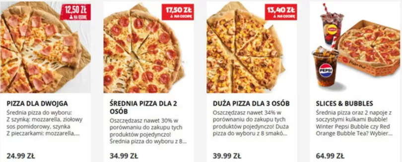 Katalog Pizza Hut | Oferty specjalne z dostawą | 2026-02-17T00:00:00.000Z - 2026-03-10T00:00:00.000Z