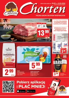 Katalog Chorten w: Narew | Ekskluzywne oferty dla naszych klientów | 2026-02-26T00:00:00.000Z - 2026-03-08T00:00:00.000Z