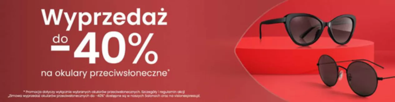 Katalog Vision Express w: Opoczno | Wyprzedaż do - 40% | 2026-02-23T00:00:00.000Z - 2026-03-09T00:00:00.000Z