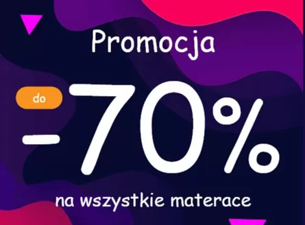 Katalog Materace dla Ciebie w: Pszczółki | Promocja do - 70 %  | 2026-02-23T00:00:00.000Z - 2026-03-09T00:00:00.000Z