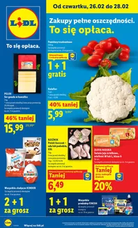 Katalog Lidl | Gazetka od 26.02 | 2026-02-26T00:00:00.000Z - 2026-02-28T00:00:00.000Z