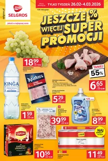 Katalog Selgros | Jeszcze więcej super promocji! | 2026-02-26T00:00:00.000Z - 2026-03-04T00:00:00.000Z