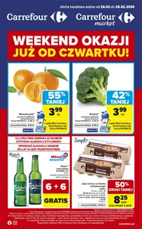 Katalog Carrefour | Gazetka Weekend okazji już od czwartku | 2026-02-25T00:00:00.000Z - 2026-02-28T00:00:00.000Z