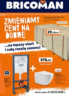 Katalog Bricoman w: Pułtusk | Gazetka Bricoman | 2026-03-02T00:00:00.000Z - 2026-03-29T00:00:00.000Z