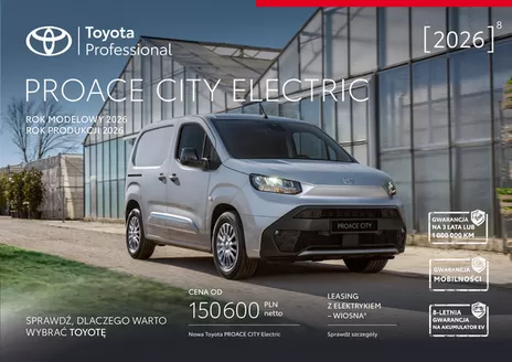 Katalog Toyota w: Piekary Śląskie | Spec nowy proace city ev my26 py26 | 2026-01-01T00:00:00.000Z - 2026-12-31T00:00:00.000Z