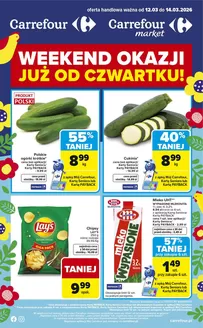 Katalog Carrefour | Gazetka Weekend okazji już od czwartku | 2026-03-11T00:00:00.000Z - 2026-03-14T00:00:00.000Z