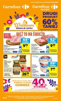 Katalog Carrefour Market w: Janków Drugi | Gazetka Carrefour Market od poniedziałku | 2026-03-22T00:00:00.000Z - 2026-03-29T00:00:00.000Z