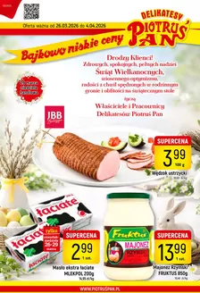 Katalog Delikatesy Piotruś Pan w: Święta Katarzyna (dolnośląskie) | Detal 06 2026 www | 2026-03-26T00:00:00.000Z - 2026-04-04T00:00:00.000Z