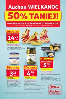 Katalog Auchan w: Święta Katarzyna (dolnośląskie) | Auchan Wielkanoc 50 Taniej | 2026-03-26T00:00:00.000Z - 2026-04-04T00:00:00.000Z