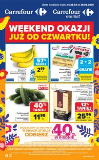 Katalog Carrefour w: Święta Katarzyna (dolnośląskie) | Gazetka Weekend okazji już od czwartku | 2026-03-25T00:00:00.000Z - 2026-03-29T00:00:00.000Z