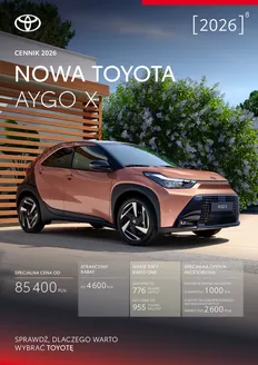 Katalog Toyota w: Kielce | Spec nowe aygo x MY26 PY26 | 2026-01-01T00:00:00.000Z - 2026-12-31T00:00:00.000Z