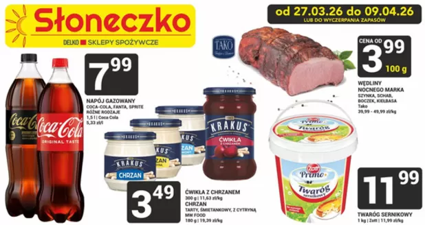 Katalog Słoneczko | Świetne rabaty na wybrane produkty | 2026-03-27T00:00:00.000Z - 2026-04-09T00:00:00.000Z