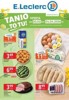 Katalog E.Leclerc w: Gliwice | Najlepsze oferty dla wszystkich klientów | 2026-03-30T00:00:00.000Z - 2026-04-04T00:00:00.000Z