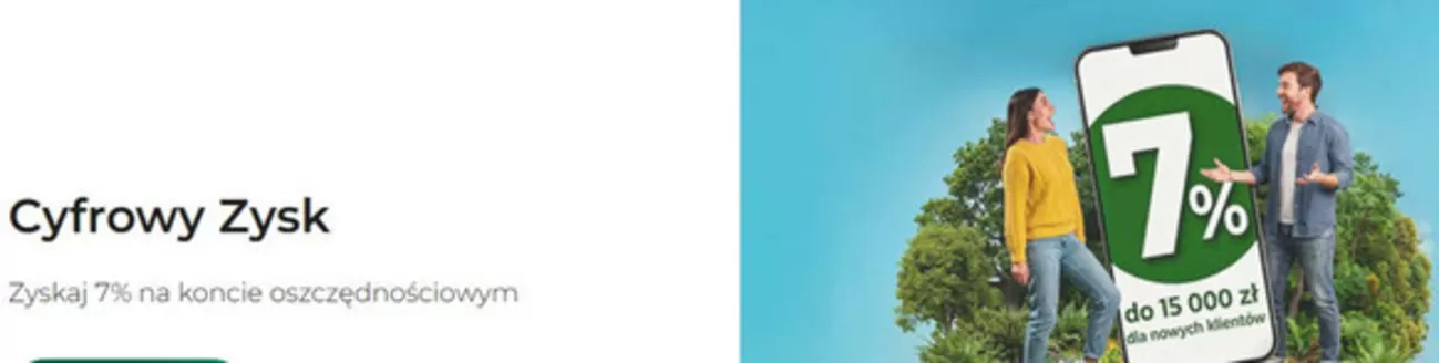 Katalog Bank Ochrony Środowiska w: Polkowice | Zyskaj 7% na koncie oszczędnościowym | 2026-04-01T00:00:00.000Z - 2026-04-15T00:00:00.000Z