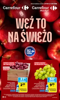 Katalog Carrefour w: Kozy | Gazetka Weź to na świeżo | 2026-04-06T00:00:00.000Z - 2026-04-11T00:00:00.000Z