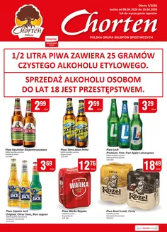 Katalog Chorten w: Porąbka | Najlepsze oferty i rabaty | 2026-04-09T00:00:00.000Z - 2026-04-19T00:00:00.000Z