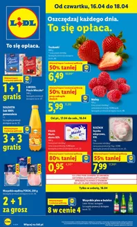 Katalog Lidl w: Ustrzyki Dolne | Gazetka od 16.04 | 2026-04-16T00:00:00.000Z - 2026-04-18T00:00:00.000Z