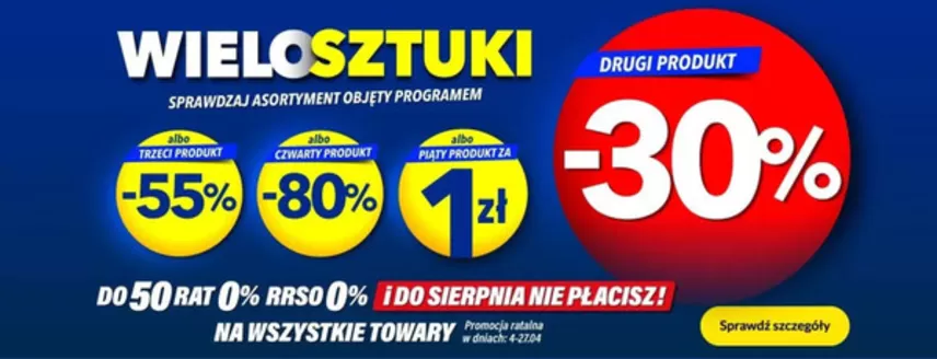 Katalog RTV EURO AGD w: Małkinia Górna | Drugi produkt 30% taniej! | 2026-04-15T00:00:00.000Z - 2026-04-27T00:00:00.000Z