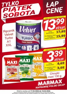 Katalog Marmax | Tylko piątek sobota | 2026-04-17T00:00:00.000Z - 2026-04-18T00:00:00.000Z