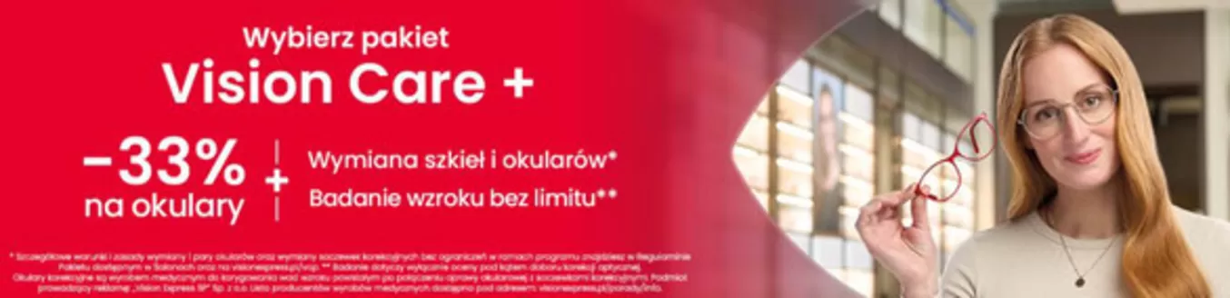 Katalog Vision Express w: Bochnia | - 33 %  | 2026-04-17T00:00:00.000Z - 2026-05-03T00:00:00.000Z