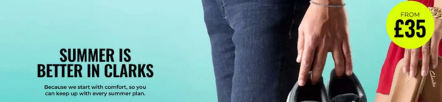 Katalog Clarks | Summer is better in clarks  | 2026-04-21T00:00:00.000Z - 2026-05-11T00:00:00.000Z