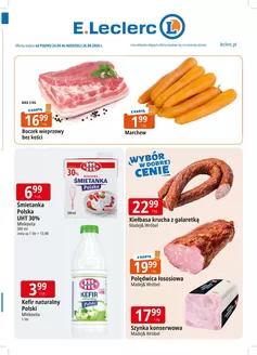 Katalog E.Leclerc w: Czersk | Ekskluzywne okazje | 2026-04-24T00:00:00.000Z - 2026-04-26T00:00:00.000Z