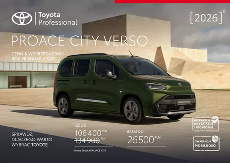 Katalog Toyota | Spec nowy proace city verso my25 py25 | 2026-05-09T00:00:00.000Z - 2026-12-31T00:00:00.000Z