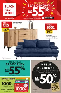 Katalog Black Red White w: Legnica | Majowy szał cenowy do -55 na setki mebli i dodatków | 2026-05-11T00:00:00.000Z - 2026-05-27T00:00:00.000Z