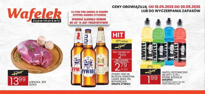 Katalog Wafelek | Wafelek gazetka | 2026-05-18T00:00:00.000Z - 2026-05-30T00:00:00.000Z