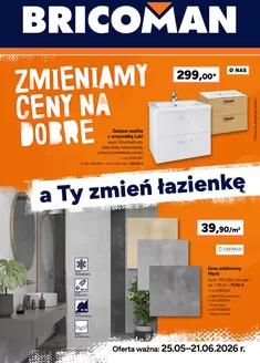 Katalog Bricoman w: Koszalin | Gazetka Bricoman | 2026-05-25T00:00:00.000Z - 2026-06-21T00:00:00.000Z