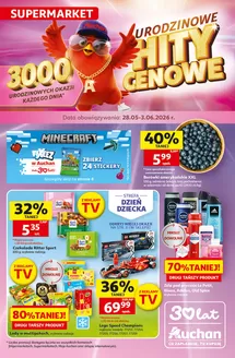 Katalog Auchan w: Pabianice | Gazetka 30 Lat Supermarket Auchan | 2026-05-28T00:00:00.000Z - 2026-06-03T00:00:00.000Z