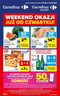 Katalog Carrefour | Gazetka Weekend okazji już od czwartku | 2026-05-27T00:00:00.000Z - 2026-05-30T00:00:00.000Z