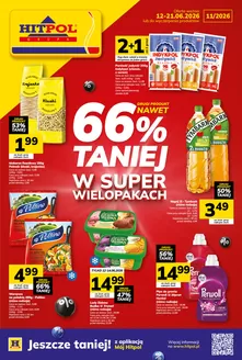 Katalog Hitpol w: Iwonicz-Zdrój | Drugi produkt nawet 66% taniej w super wielopakach | 2026-06-12T00:00:00.000Z - 2026-06-21T00:00:00.000Z