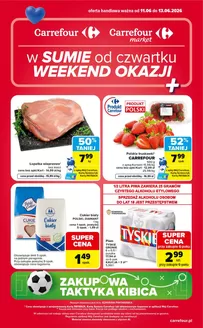 Katalog Carrefour Market w: Ryjewo | Gazetka Carrefour Market w SUMIE od czwartku WEEKEND OKAZJI | 2026-06-10T00:00:00.000Z - 2026-06-13T00:00:00.000Z