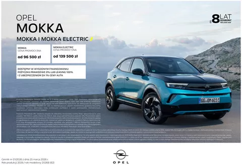 Katalog Opel w: Gołańcz | Mokka Electric 2026 | 2026-06-10T00:00:00.000Z - 2027-04-30T00:00:00.000Z