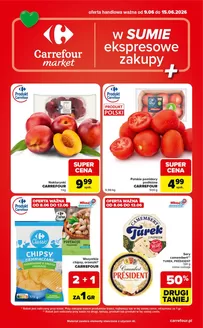 Katalog Carrefour w: Pajęczno | Gazetka Carrefour Market w SUMIE ekspresowe zakupy | 2026-06-08T00:00:00.000Z - 2026-06-15T00:00:00.000Z
