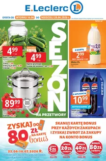 Katalog E.Leclerc | Ekskluzywne oferty dla naszych klientów | 2026-06-16T00:00:00.000Z - 2026-07-19T00:00:00.000Z