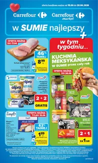 Katalog Carrefour Market w: Wolbrom | Gazetka Carrefour Market w SUMIE najlpeszy od poniedziałku | 2026-06-14T00:00:00.000Z - 2026-06-20T00:00:00.000Z