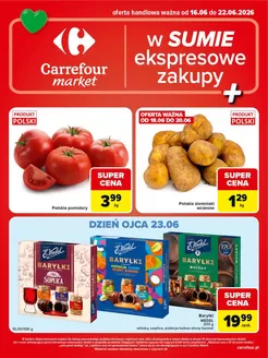Katalog Carrefour w: Wilamowice | Gazetka Carrefour Market w SUMIE ekspresowe zakupy | 2026-06-15T00:00:00.000Z - 2026-06-22T00:00:00.000Z