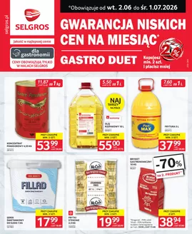 Katalog Selgros | Aktualne promocje specjalne | 2026-06-02T00:00:00.000Z - 2026-07-01T00:00:00.000Z