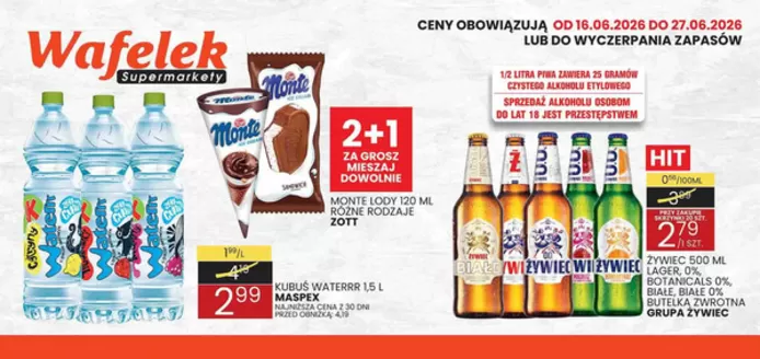 Katalog Wafelek | Wafelek gazetka | 2026-06-16T00:00:00.000Z - 2026-06-27T00:00:00.000Z