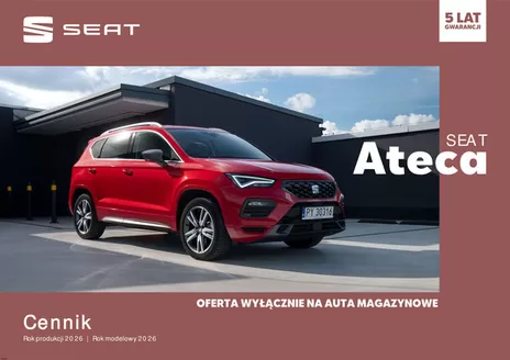 Katalog Seat w: Szamotuły | Cennik SEAT Ateca MY26PY26 | 2026-01-01T00:00:00.000Z - 2026-12-31T00:00:00.000Z