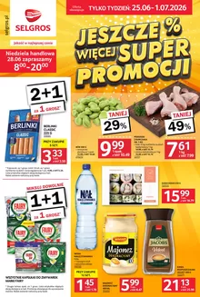 Katalog Selgros | Jeszcze więcej super promocji! | 2026-06-25T00:00:00.000Z - 2026-07-01T00:00:00.000Z