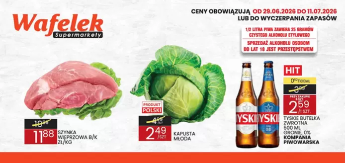 Katalog Wafelek w: Wiązowna | Wafelek gazetka | 2026-06-29T00:00:00.000Z - 2026-07-11T00:00:00.000Z