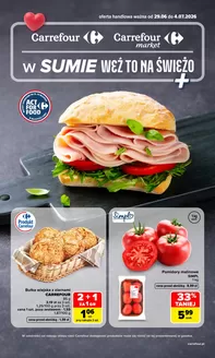 Katalog Carrefour w: Witkowo | Gazetka Carrefour Market w SUMIE weź to na świeżo | 2026-06-28T00:00:00.000Z - 2026-07-04T00:00:00.000Z