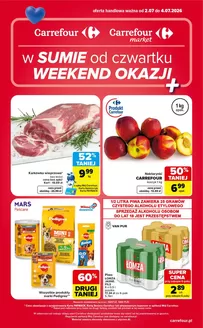 Katalog Carrefour w: Baniocha | Gazetka Carrefour Market w SUMIE od czwartku WEEKEND OKAZJI | 2026-07-01T00:00:00.000Z - 2026-07-04T00:00:00.000Z