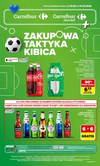 Katalog Carrefour w: Baniocha | Gazetka Carrefour Market Zakupowa taktyka kibica | 2026-06-28T00:00:00.000Z - 2026-07-04T00:00:00.000Z