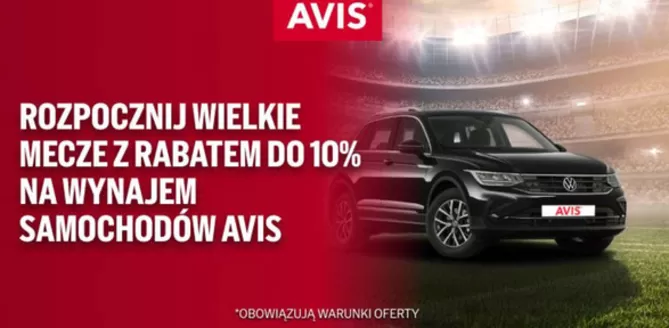Katalog Avis | Rozpocznij wielkie mecze z rabatem do 10% | 2026-06-30T00:00:00.000Z - 2026-07-19T00:00:00.000Z