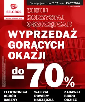 Katalog Selgros | Totalna Wyprzedaż | 2026-07-02T00:00:00.000Z - 2026-07-15T00:00:00.000Z