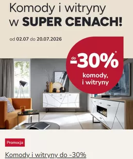 Katalog Meble Wójcik | Komody i witryny do -30% | 2026-07-02T00:00:00.000Z - 2026-07-20T00:00:00.000Z